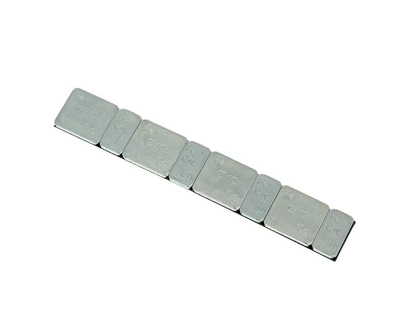 Masses dÃÂ´Ã©quilibrage bande adhÃ©sive argent plat 60g