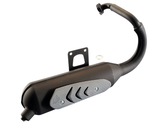 Pot dÃÂ´Ã©chappement Polini pour Peugeot vertical pour montage sur support de carter (FE053)