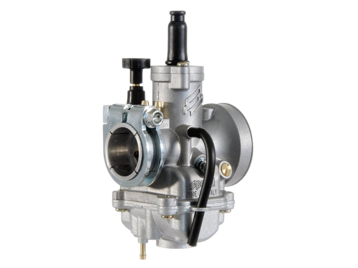 Carburateur Polini CP 15mm avec bride de serrage 24mm et bouton de starter