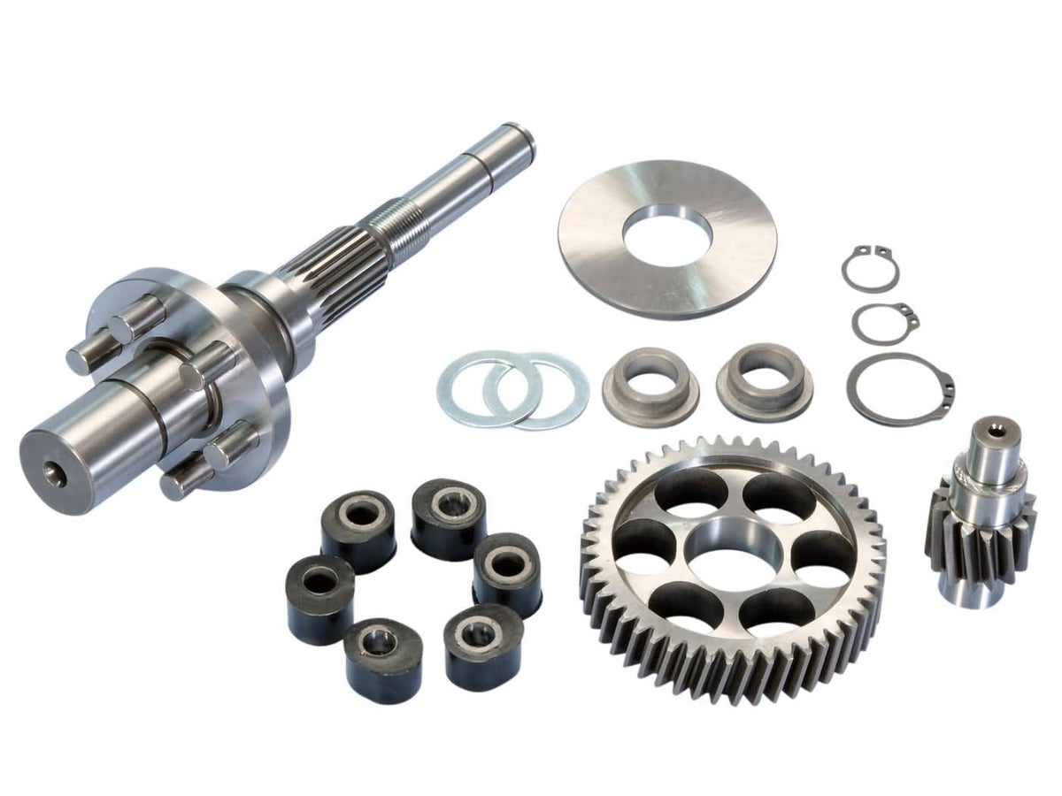 Transmission secondaire Polini 14/48 Accouplement flexible pour Piaggio 50 2T 1998-