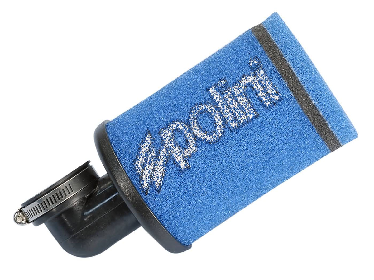Filtre Ã  air Polini Evolution 38mm 90Â° bleu