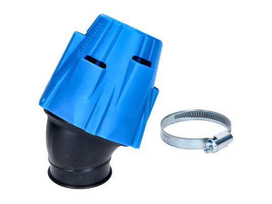 Filtre à air Polini Blue Air Box 32 mm 30° bleu