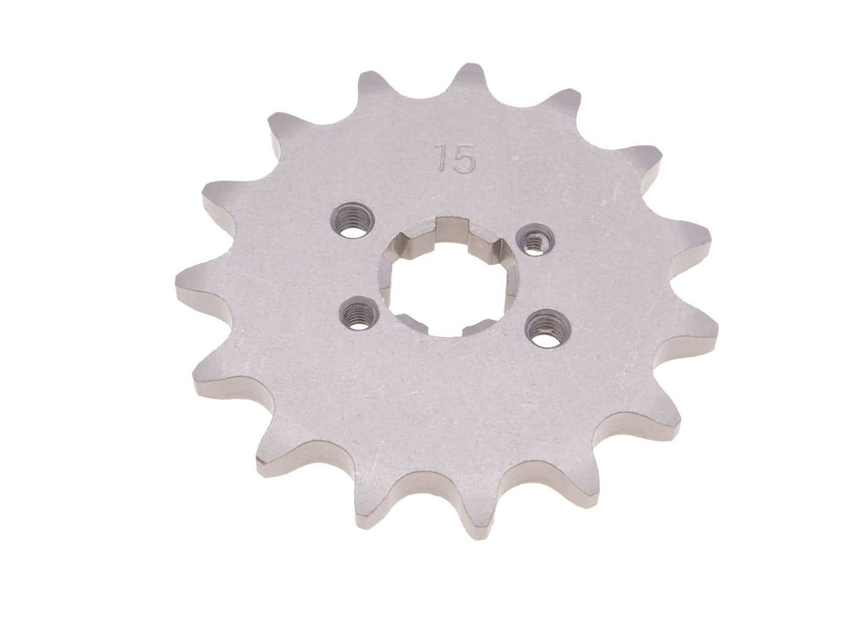Pignon de chaÃ®ne 15 dents 420 pour Derbi Senda GPR, Aprilia RS RX SX, Gilera RCR, SMT (D50B0) = IP38030-15