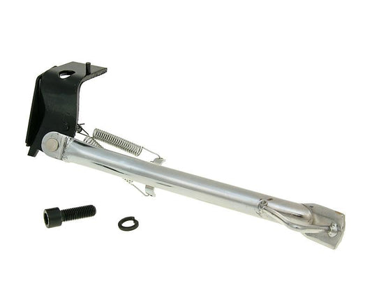 BÃ©quille latÃ©rale chromÃ©e pour MBK Stunt, Yamaha Slider