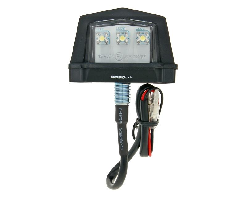 Eclairage de la plaque dÃÂ´immatriculation Koso LED = 39253