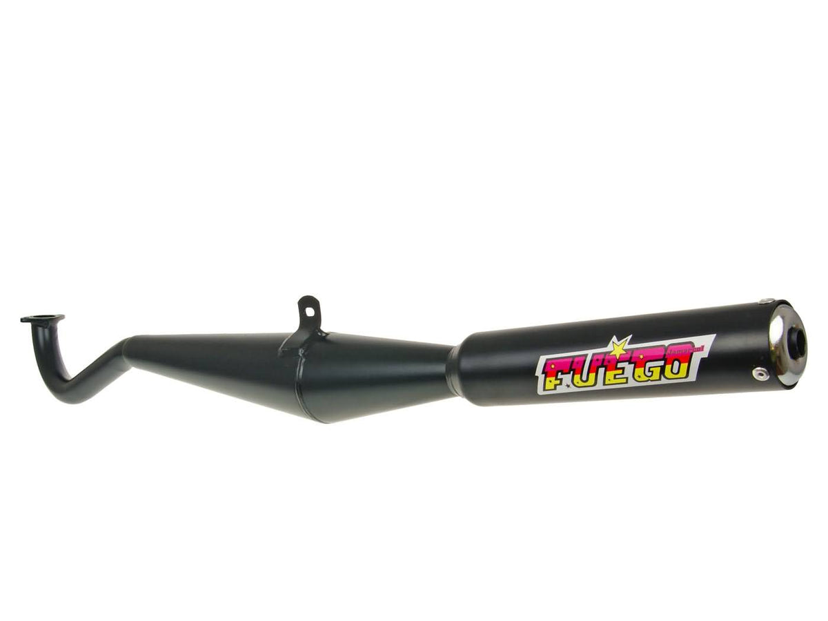 Pot dÃÂ´Ã©chappement Tecno Boss noir pour Puch Maxi
