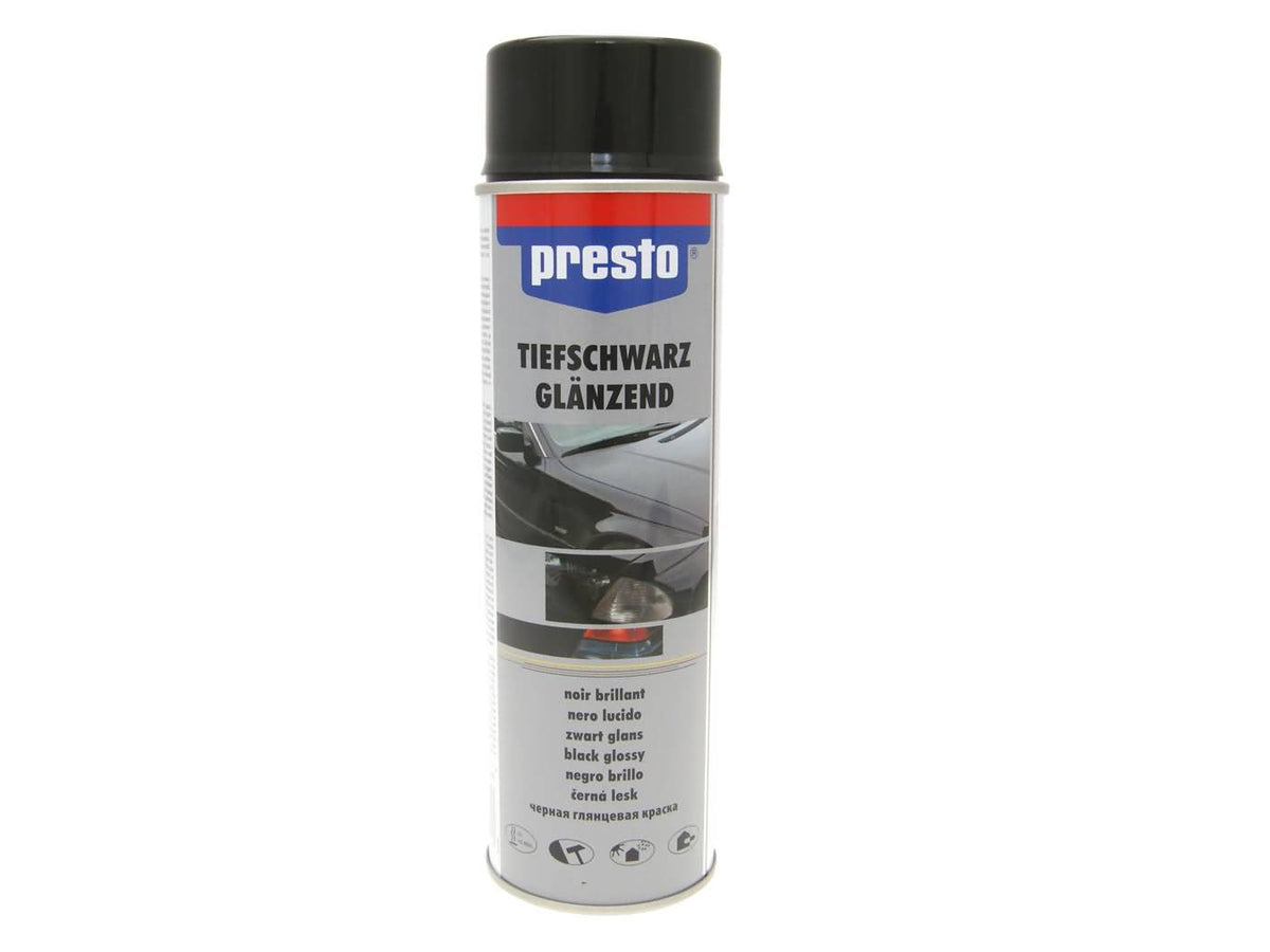 Rallye Spray Presto noir brillant 500ml