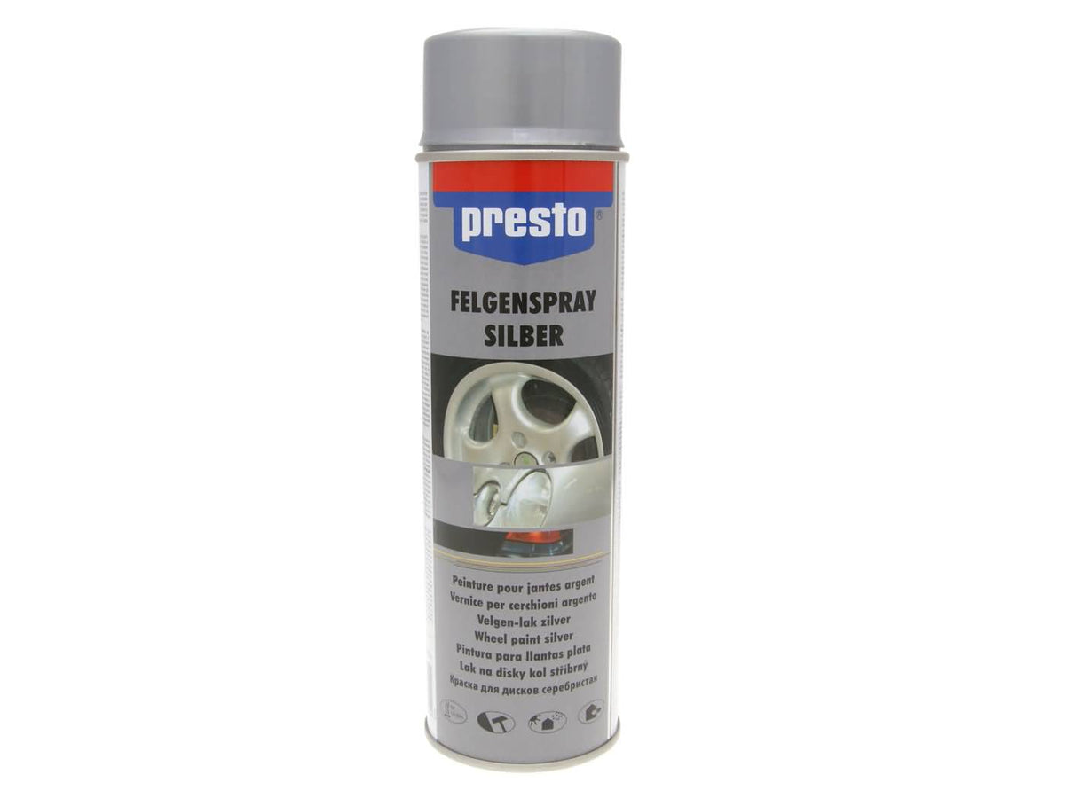 Spray pour jantes Presto argent 500ml