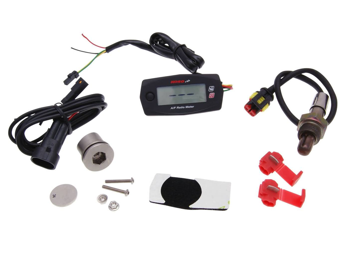 Compteur de mÃ©lange air-carburant Koso Lambda Meter Mini Style pour moteurs 4 temps