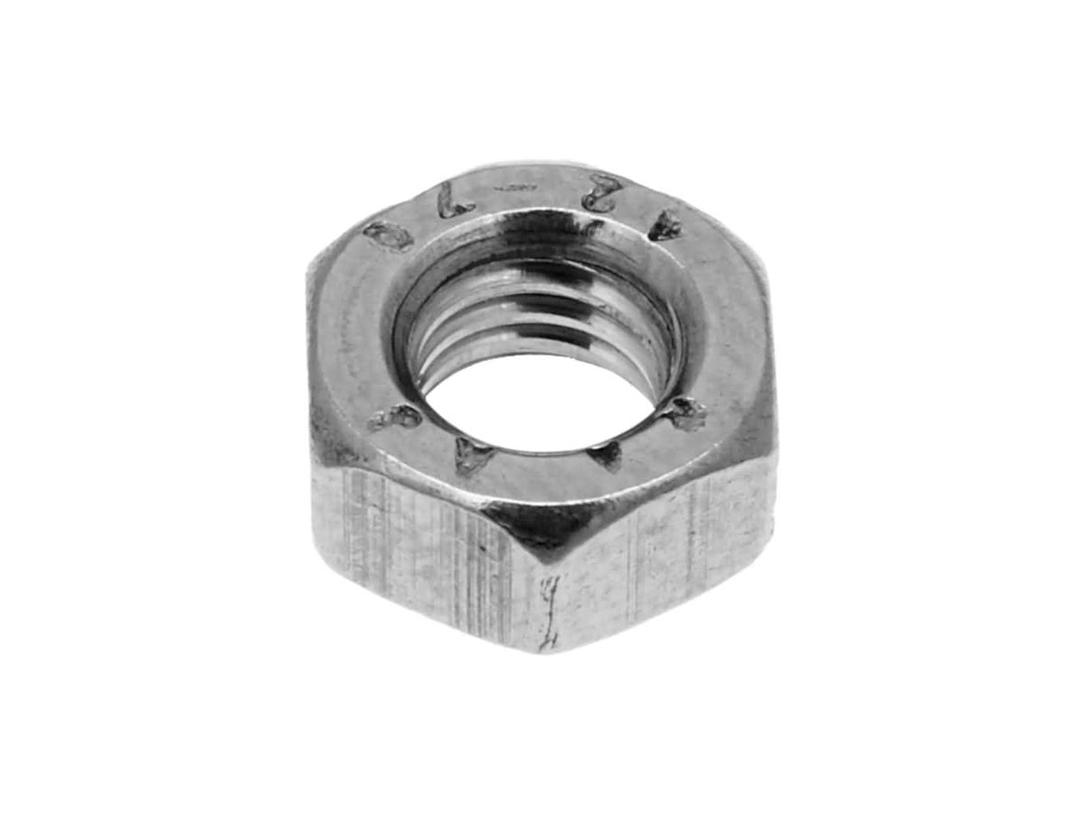 Ãcrous DIN934 M6 hexagonaux en acier inoxydable A2 (100 piÃ¨ces)