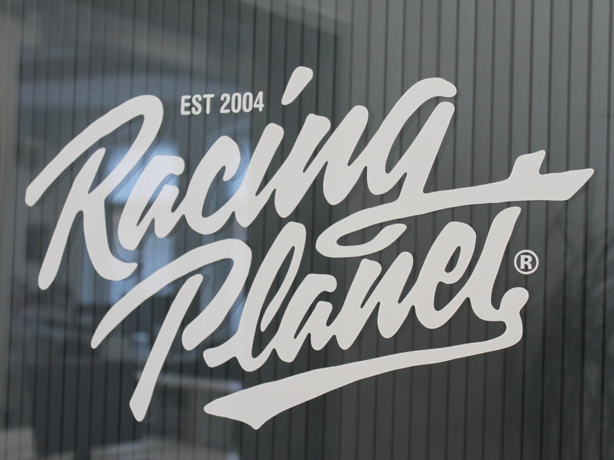 Autocollant Racing Planet 440x250mm blanc