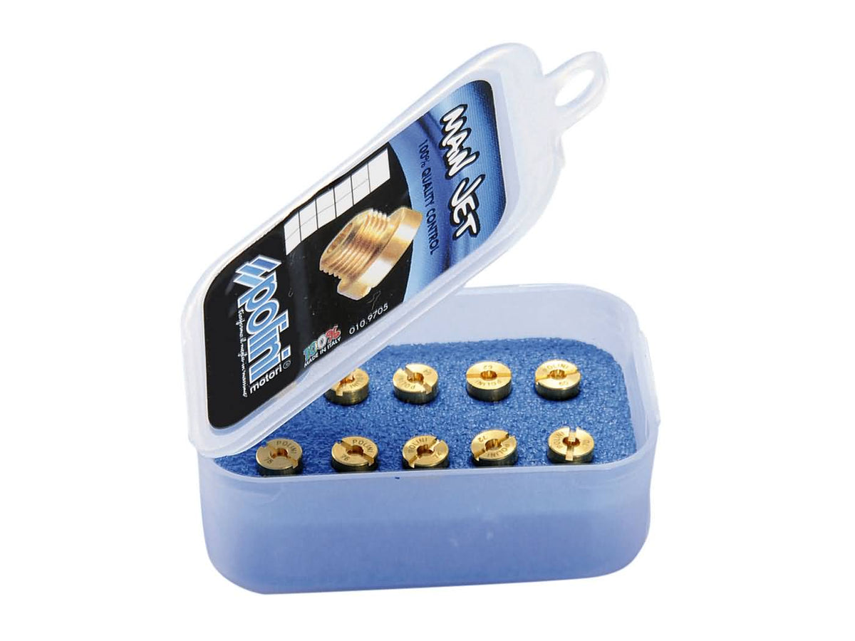 Boite de gicleur principal Polini pour carburateur Dellorto M6 - 120-138