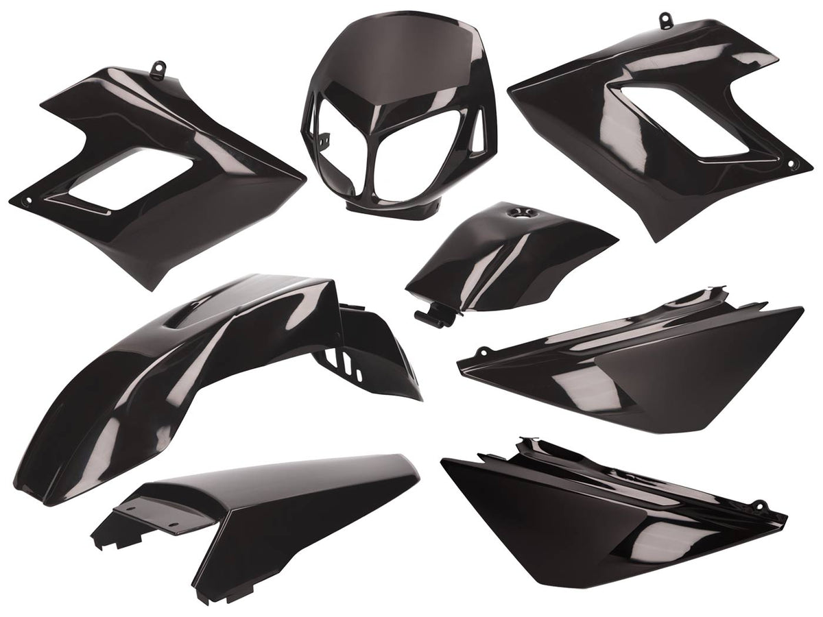 Kit carÃ©nages noir pour Derbi Senda DRD Racing -2010