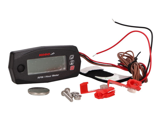 Compteur de vitesse et de temps de fonctionnement du moteur Koso Mini 4