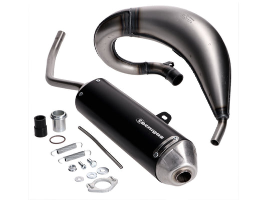 Pot dÂ´échappement Tecnigas E-NOX EVO Steel pour Derbi Senda 00-, Aprilia RX, SX, Gilera RCR, SMT