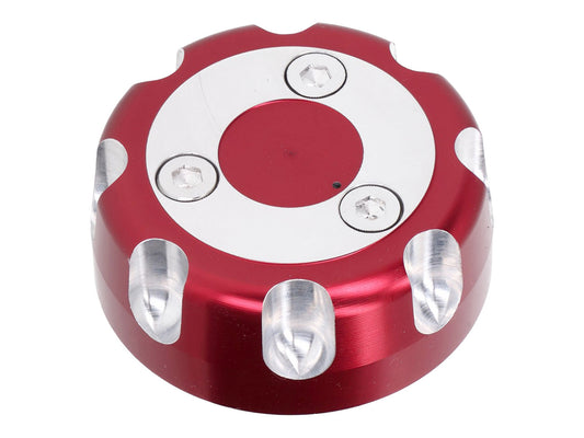Bouchon de remplissage en aluminium anodisé rouge pour Aprilia RX 50, SX 50, Derbi Senda R, Senda SM, Gilera SMT 50, RCR 50