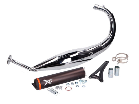 Pot dÃÂ´Ã©chappement Tecnigas XS chrome pour Beta Truerba RR/RR 50 CE