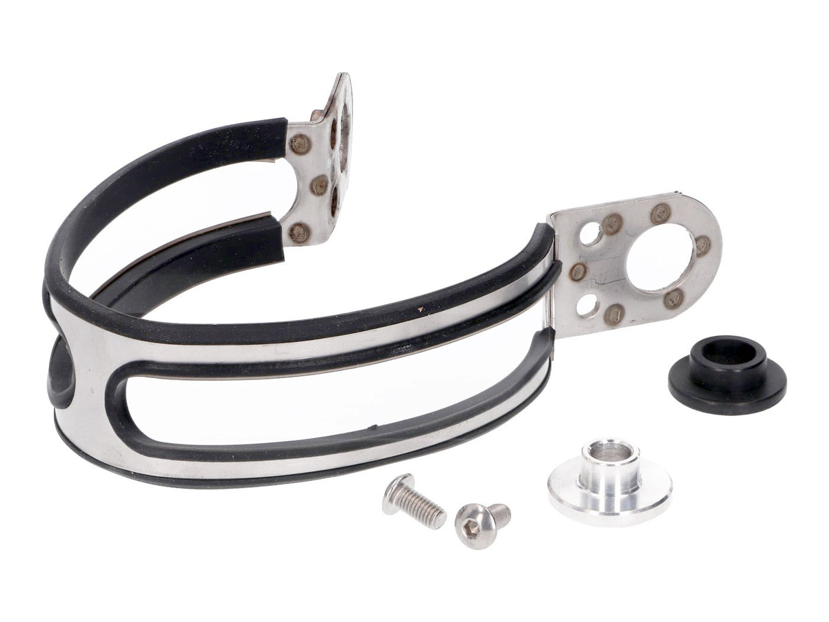 Silencieux arriÃ¨re LeoVince pour 4T Racing HM-Titane pour 139QMB/QMA