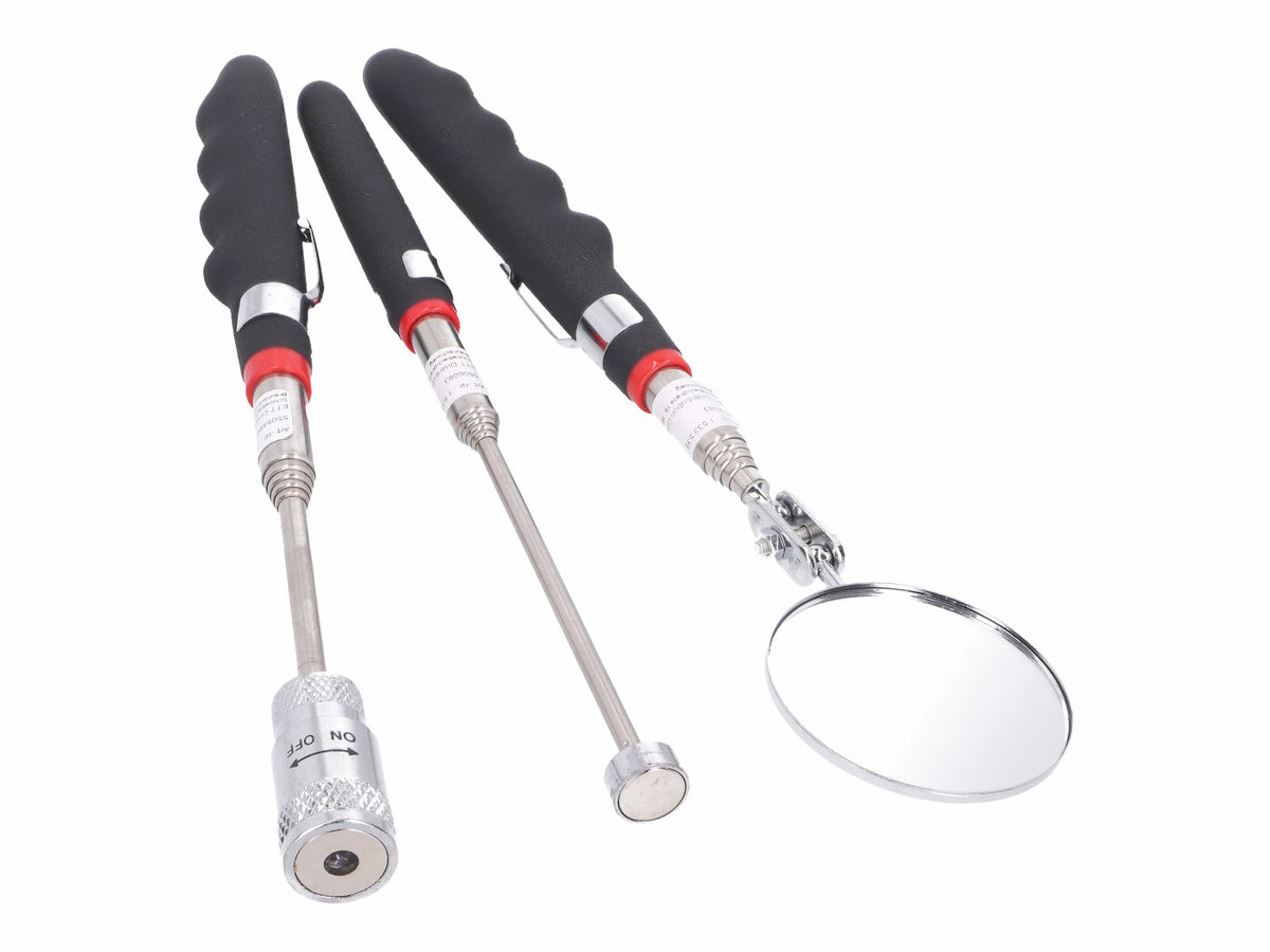 Set dÃÂ´inspection de tiges tÃ©lescopiques MC POWER 3 piÃ¨ces