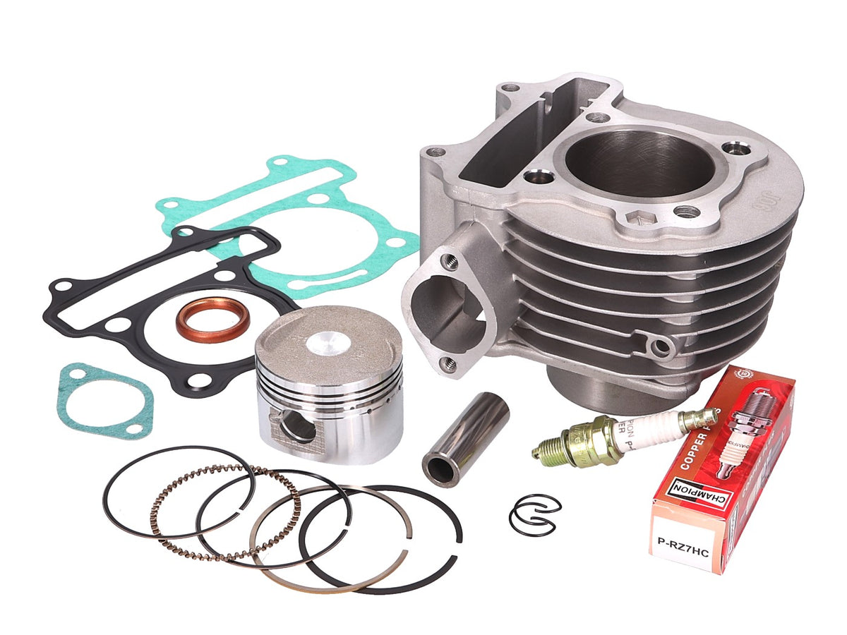 Kit cylindre EVOK 125ccm 53,7mm pour Kymco Agility, Like, Movie, People 125, GY6 125