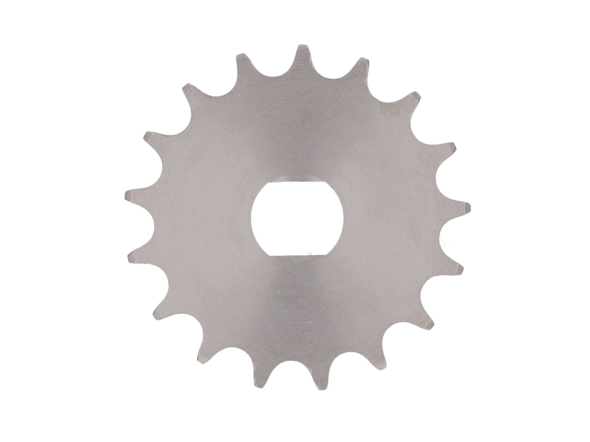 Pignon de chaîne 17 dents 1/2x5,4 pour Simson S51, S53, S70, SR50, SR80, KR51/2 à queue dÂ´aronde