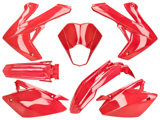 Kit de carénage complet rouge pour Rieju MRT 50