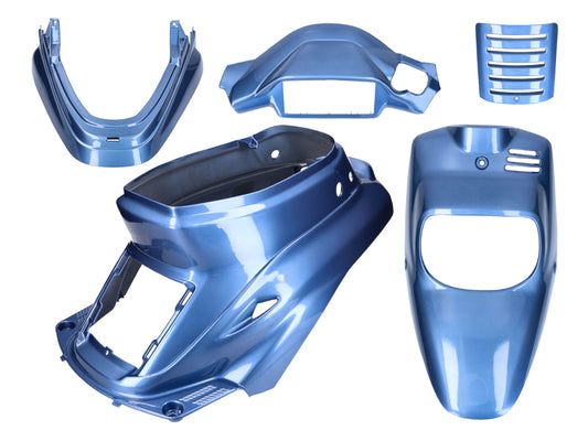 Kit carÃ©nages Cocktail bleu 5 piÃ¨ces pour MBK Booster