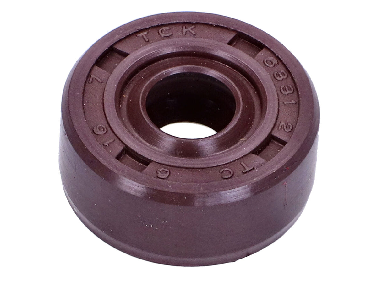 Joint spi dÂ´entraînement du compteur TCK 6x16x7mm brun pour Simson S51, S53, S70, S83, SR50, SR80, KR51/2