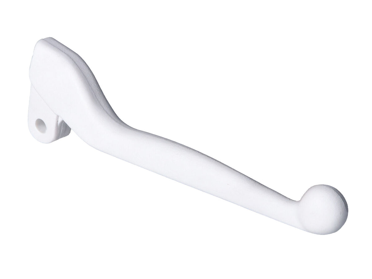 Levier de frein à main sans support, coudé, plastique blanc pour Simson S50, S51, S53, S70, S83, SR50, SR80, KR51/2