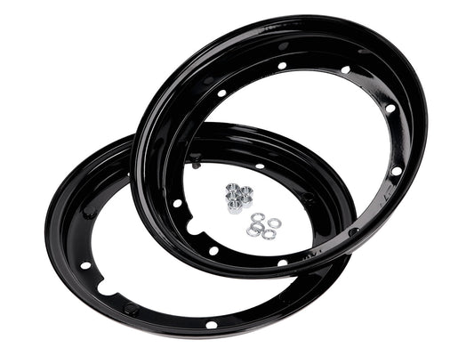 Jante 10 pouces 2.10x10 noir pour Vespa PV, ET3, PK, S, XL, XL2, 125, GT, Sprint, PE, Lusso, T5, LML Star, Deluxe uvm.
