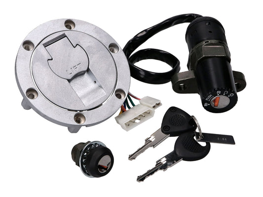 Serrure / neiman complet pour Derbi GPR Nude, Racing 04-10, Aprilia RS50 06-10