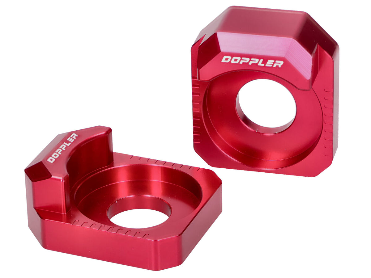 Tendeurs de chaîne Doppler rouge pour Beta RR (avec bras oscillant en acier)