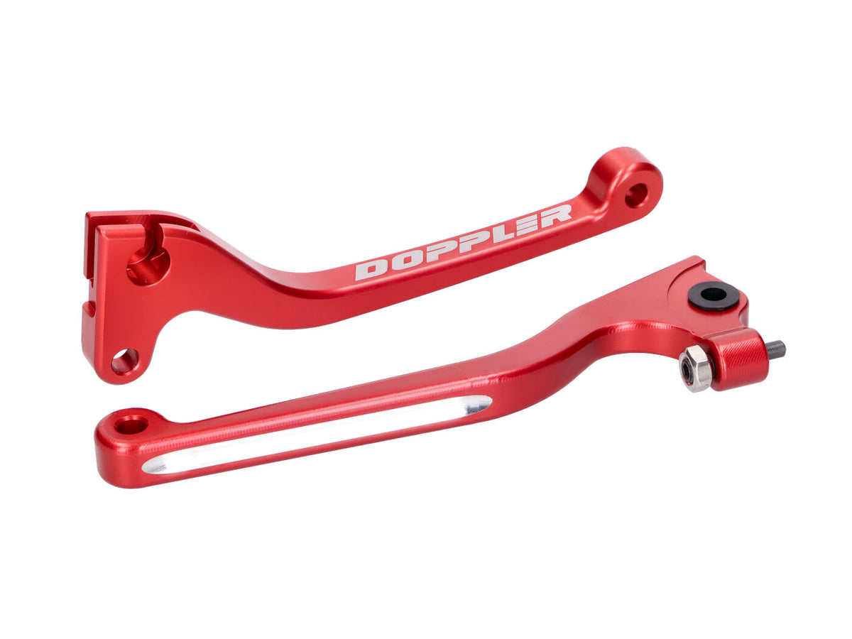 Leviers de frein et d'embrayage Doppler CNC pour Derbi Senda, Gilera RCR, SMT -2010