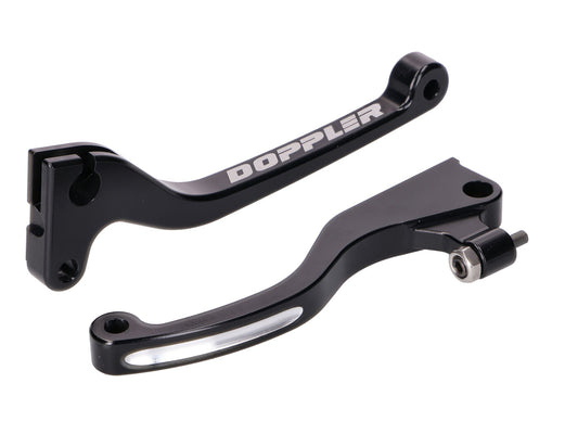 Leviers de frein et dÂ´embrayage Doppler CNC noir pour Sherco SE, SM 11- (avec frein J.Juan)