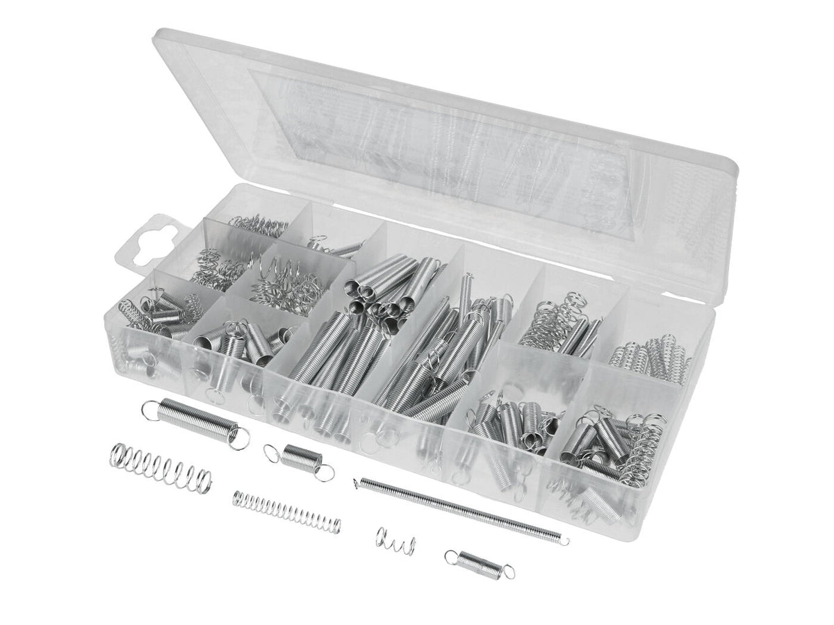 BoÃ®te dÃÂ´assortiment de ressorts de compression et de traction 200-piÃ¨ces = 54978