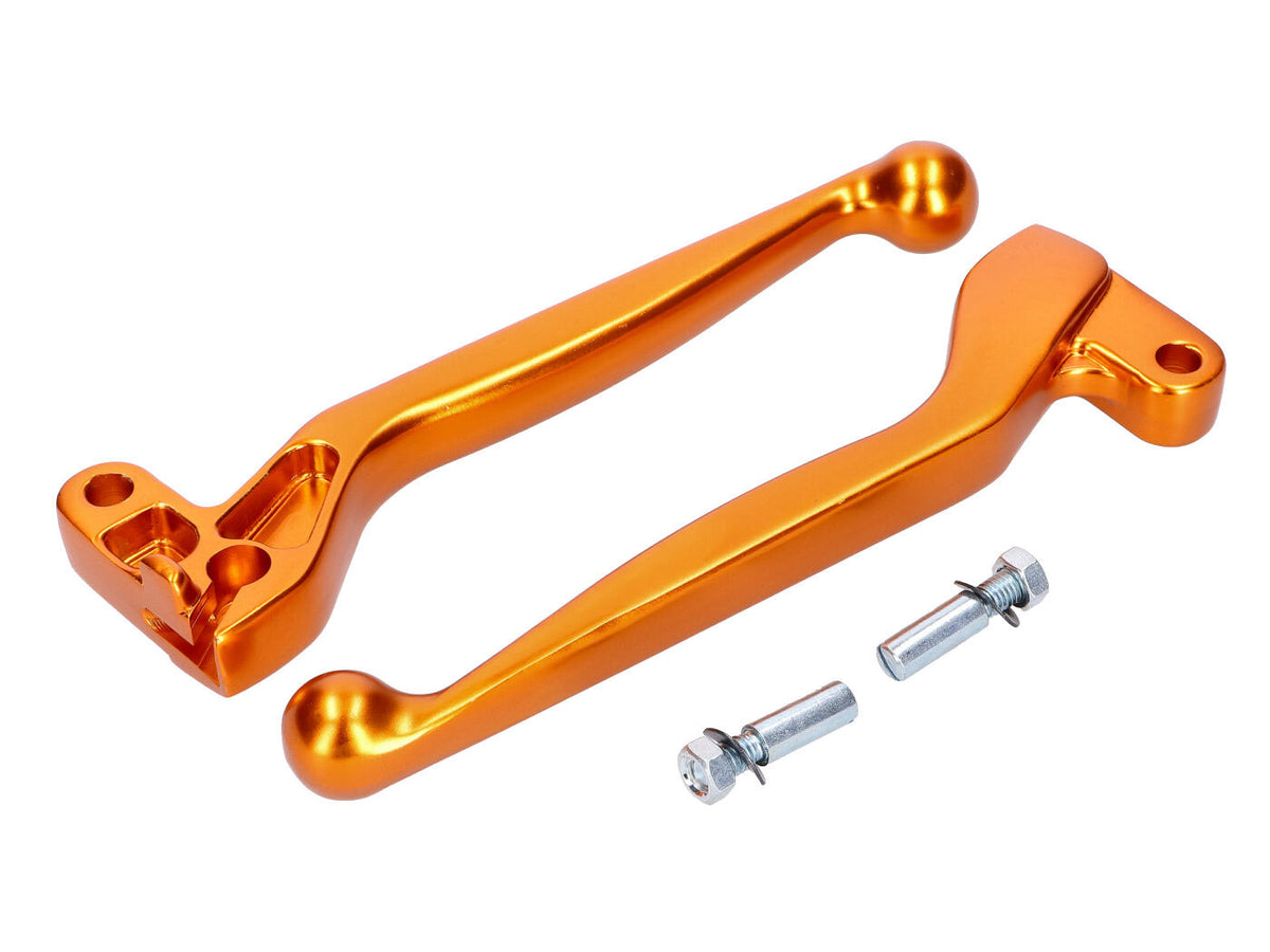 Levier dÂ´embrayage et de frein ALU anodisé doré pour Simson S50, S51, S53, S70, S83, SR50, SR80