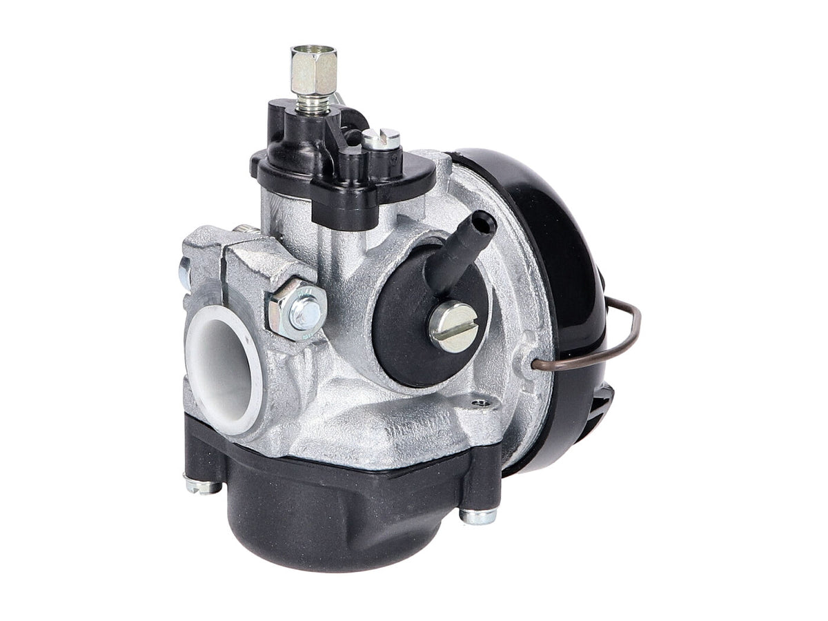 Carburateur Dellorto SHA 14/12 L bride de serrage pour cyclomoteur, mobylette