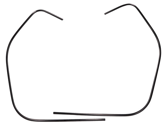 Protection des bords, tube à fente Moto Nostra ensemble de la jambe 1460mm noir pour Vespa GTS 125, GTS HPE 300, GTS Super 125, GTS Super HPE 300, GTV HPE 300