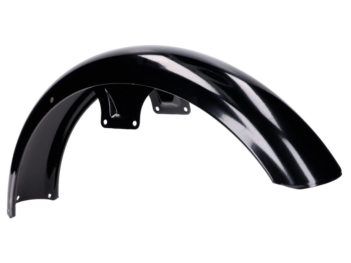 Aile / garde-boue avant, noir avec apprêt pour Simson S50, S51, S70
