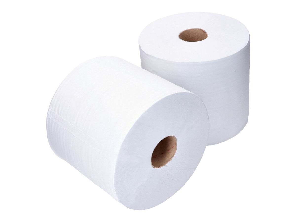 Serviette dÂ´atelier / rouleau de papier essuie-tout 300m - 2 pièces