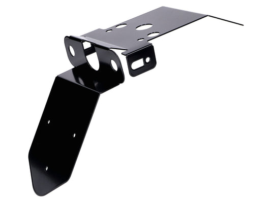 Support de plaque dÂ´immatriculation noir pour Derbi Senda, Aprilia RX, Enduro / Supermoto