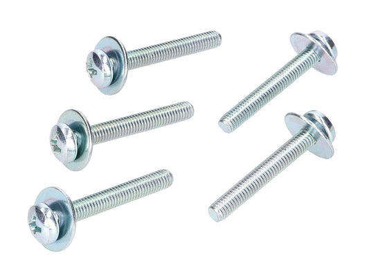 Vis M5x35 5 pièces avec rondelles dans le set pour ressort dÂ´embrayage pour Derbi D50B0, EBE, EBS