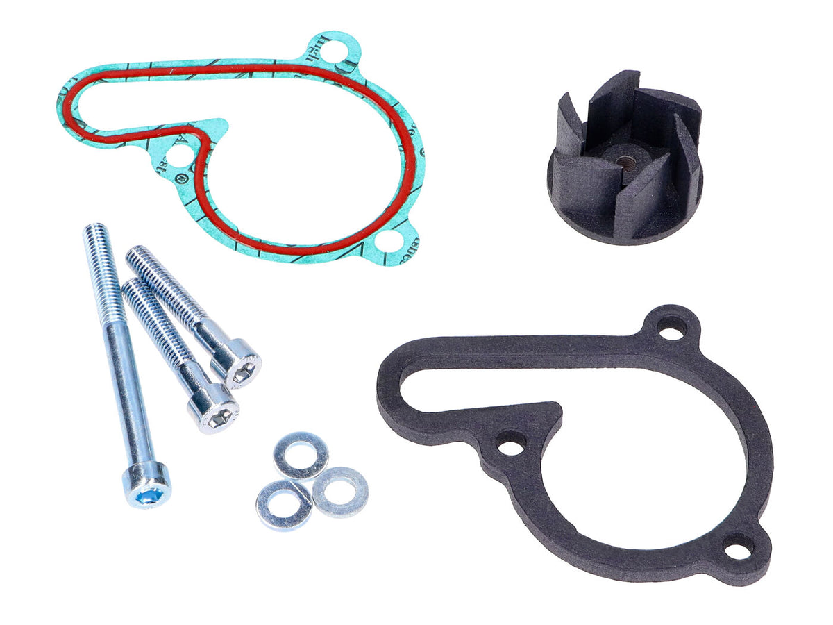 Pompe à eau Racing 3D PA12 + carbone 50% de débit en plus pour Derbi D50B0