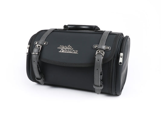 Sac à roulettes (petit) pour le transport (alternative au topcase) -MOTO NOSTRA Classic "PU" 330x190x180mm- convient par exemple pour Vespa, Lambretta, GTS 125-300, GTV, LX/LXV, ET4, S50-150, Sprint, Primavera - 10 litres - noir