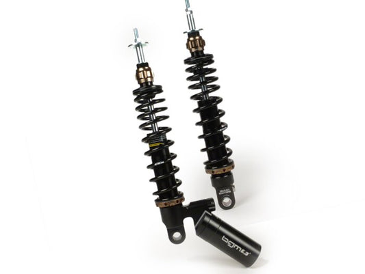Jeu dÂ´amortisseurs arrière BGM PRO SC/R12 COMPETITION noir pour Vespa GT, GTL, GTV, GTS 125-300 (toutes les années) = BGM7789NB