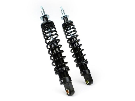 Jeu dÂ´amortisseurs arrière BGM PRO SC/R1 SPORT noir pour Vespa GT, GTL, GTV, GTS 125-300 (toutes les années)