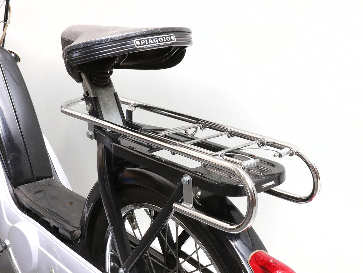 Porte-bagages arrière -MOTO NOSTRA- Piaggio Ciao L, Ciao A -Chrome