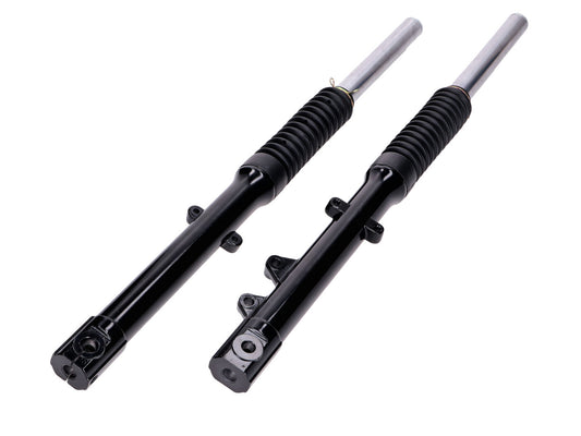 Fourche télescopique Motegra pour frein à disque, noire pour Simson S50, S51, S53, S70, S83