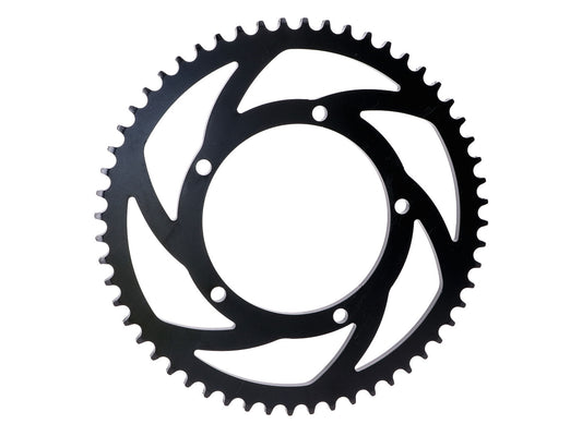Pignon Premium 56 dents 428 vissé 5 fois acier noir pour Sherco SM 50, SE 50 Euro5 2020-