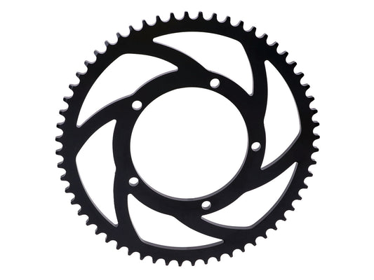 Couronne Premium 60 dents 428 5 trous aluminium noir pour Sherco SM 50, SE 50 Euro5 2020-